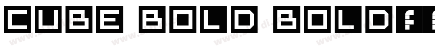 Cube Bold Bold字体转换